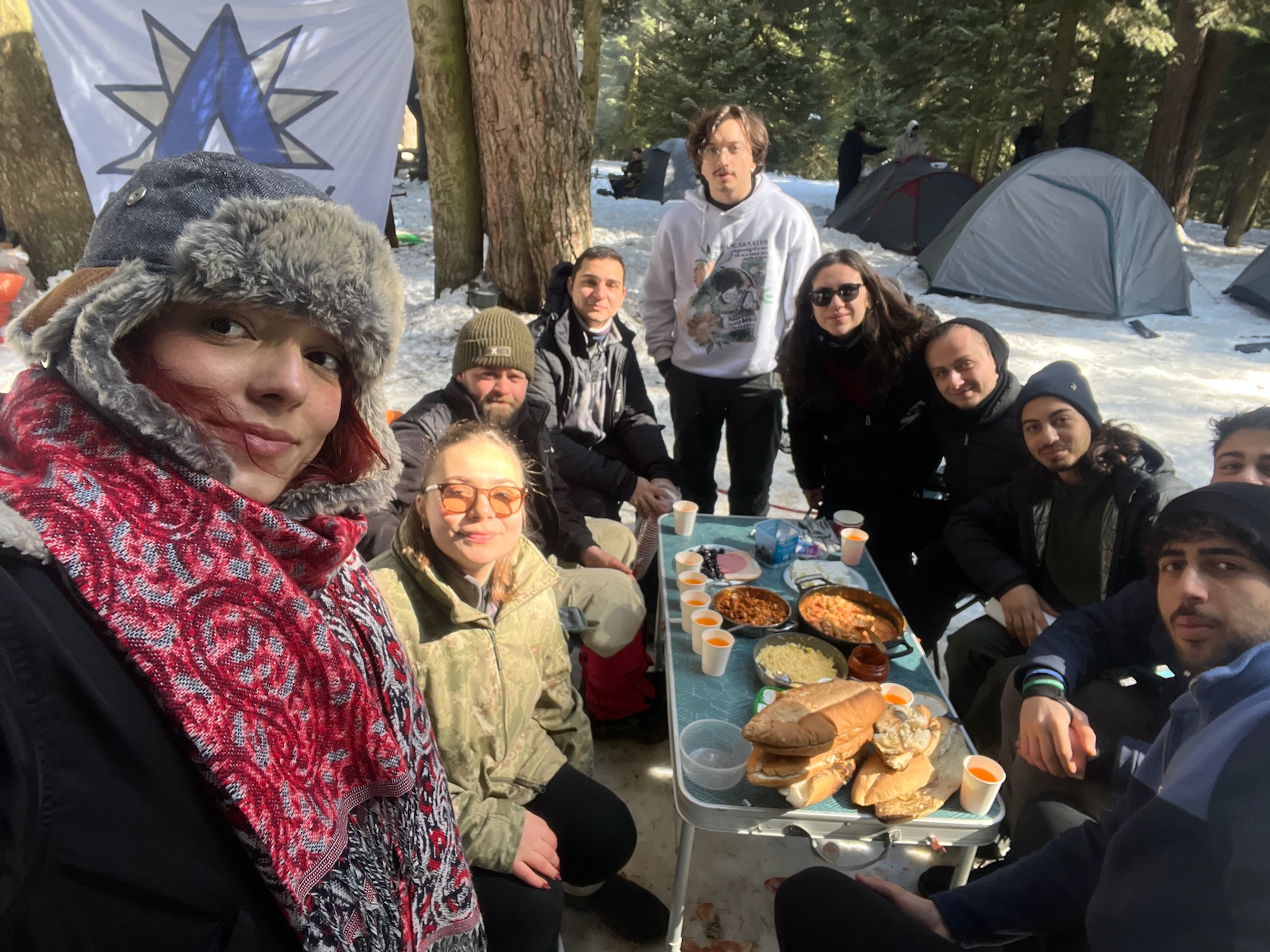 YTÜGEKA gezi ve kamp anılarından bir kare